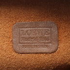 Loewe Handbag Anagram Yellow Brown Leather Mini Boston — view 4