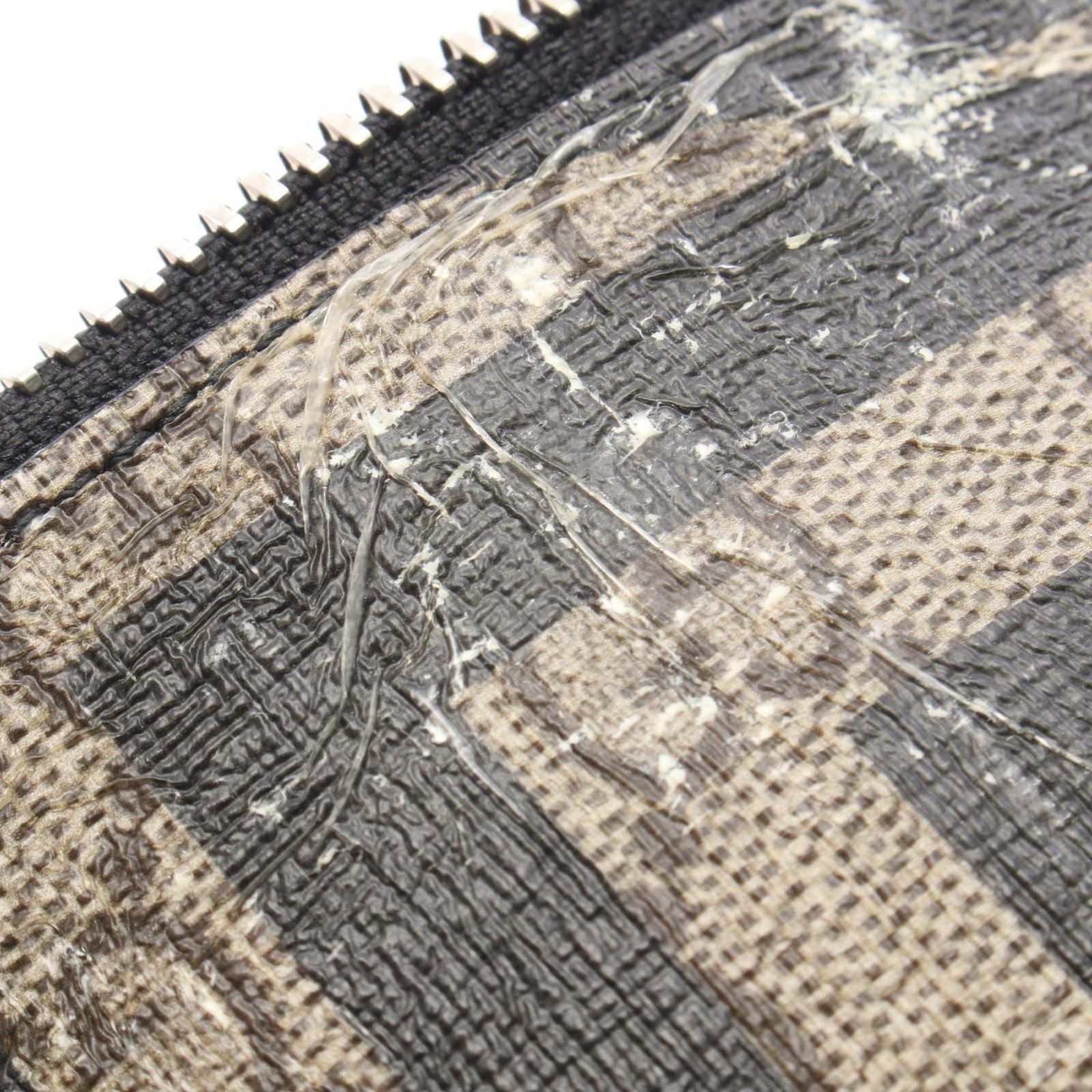 Gucci Clutch GG Carre Brown Black Beige — view 8