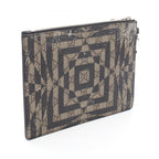 Gucci Clutch GG Carre Brown Black Beige — view 2
