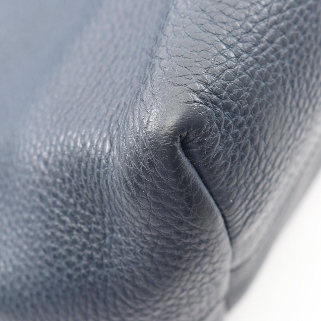 Prada Tote Vitello Phenix 2-Way Navy Leather — view 5