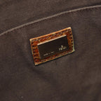 Fendi Tote Zucca Brown Leather — view 4