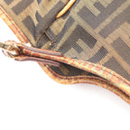 Fendi Tote Zucca Brown Leather — view 6