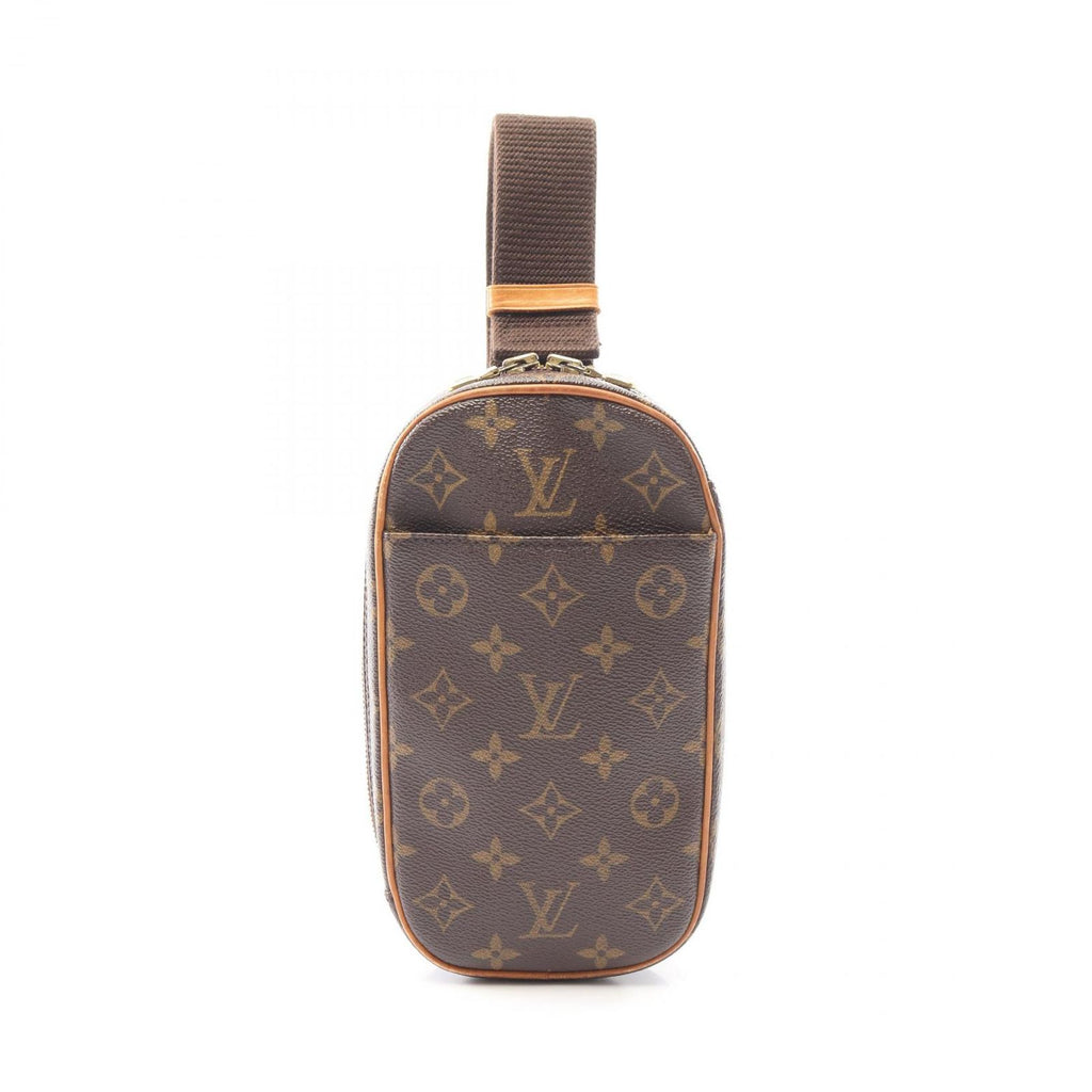 Louis Vuitton Waist Bag Pochette Gange Canvas Leather
