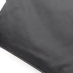 Prada Shoulder Bag Triangle Logo Black Nylon Saffiano Leather — view 7
