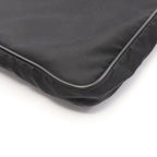 Prada Shoulder Bag Triangle Logo Black Nylon Saffiano Leather — view 6