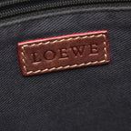 Loewe Tote Anagram Black Canvas Leather — view 4