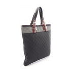 Loewe Tote Anagram Black Canvas Leather — view 2