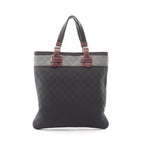 Loewe Tote Anagram Black Canvas Leather