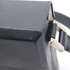 Louis Vuitton Shoulder Bag Marty Damier Glace Marine Blue Leather — view 7
