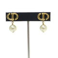 Dior CD Navy Earrings