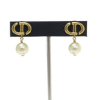 Dior CD Navy Earrings