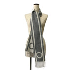 Hermes Bandore Cashmere Scarf Shawl Gray — view 4