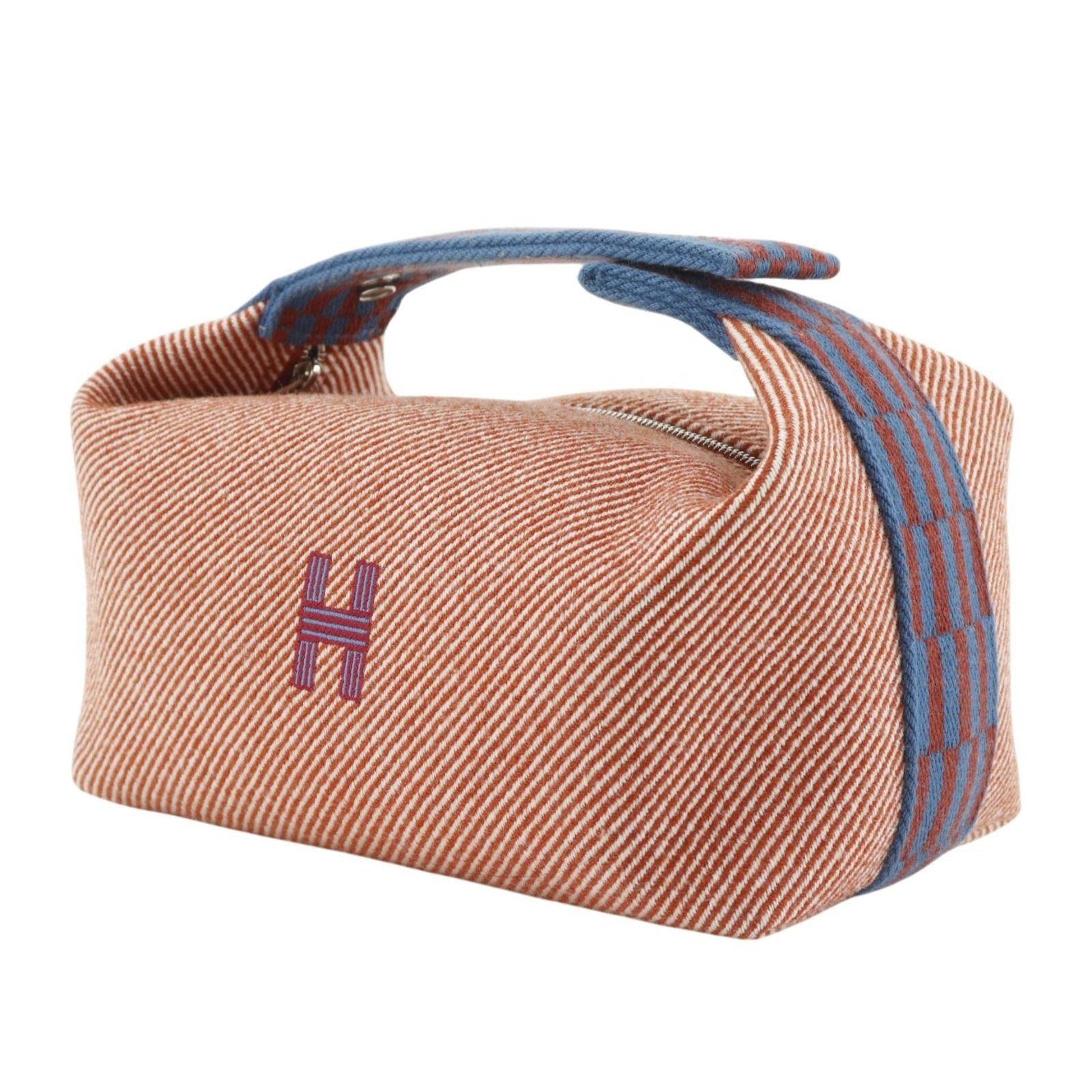 Hermes Bride-a-Brac PM Pouch Wool Red Handbag — view 2