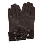 Hermes Lambskin Gloves Brown