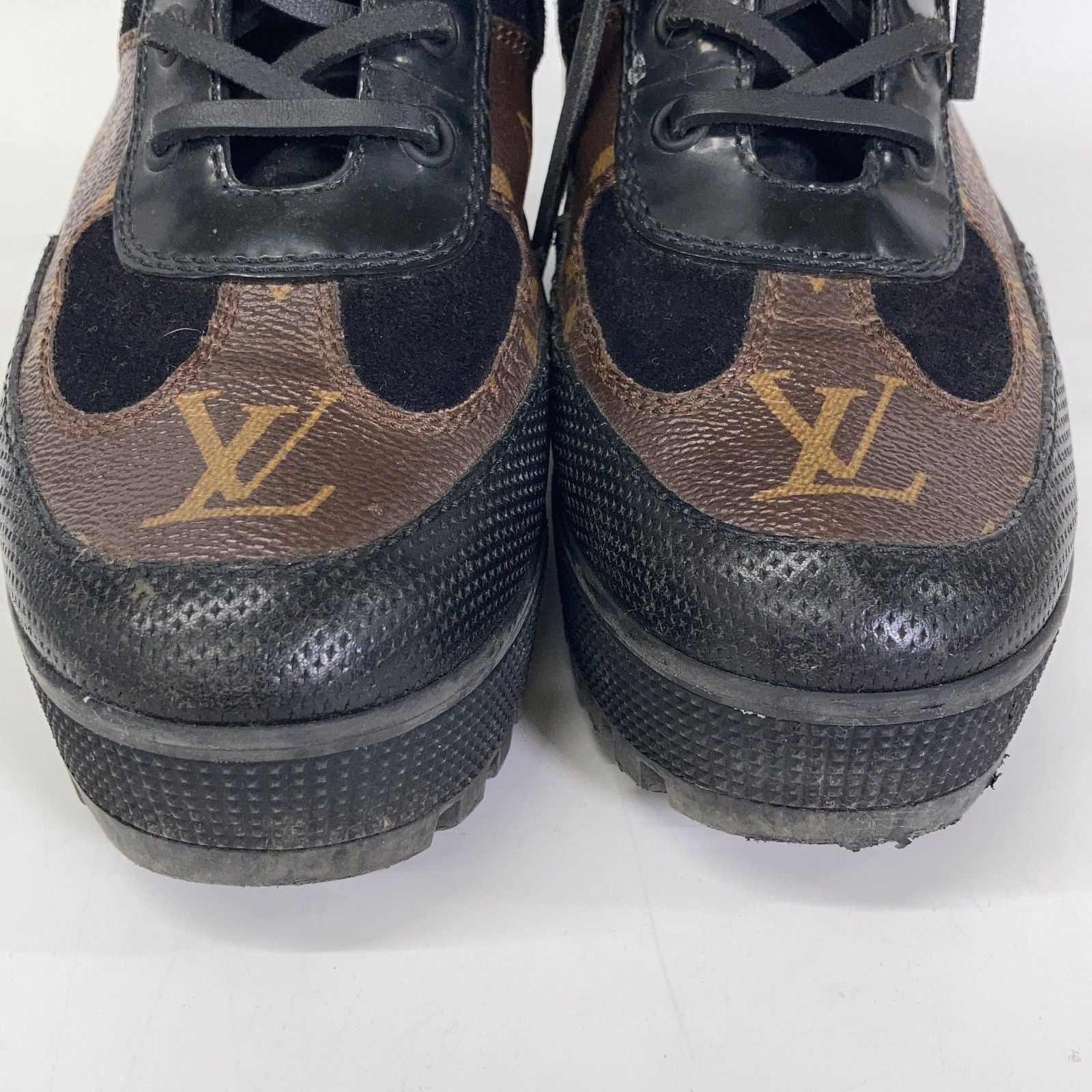 Louis Vuitton World Tour Line Lauriet Patch Ankle Boots — view 8