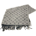 Louis Vuitton Gray Monogram Gradient Scarf