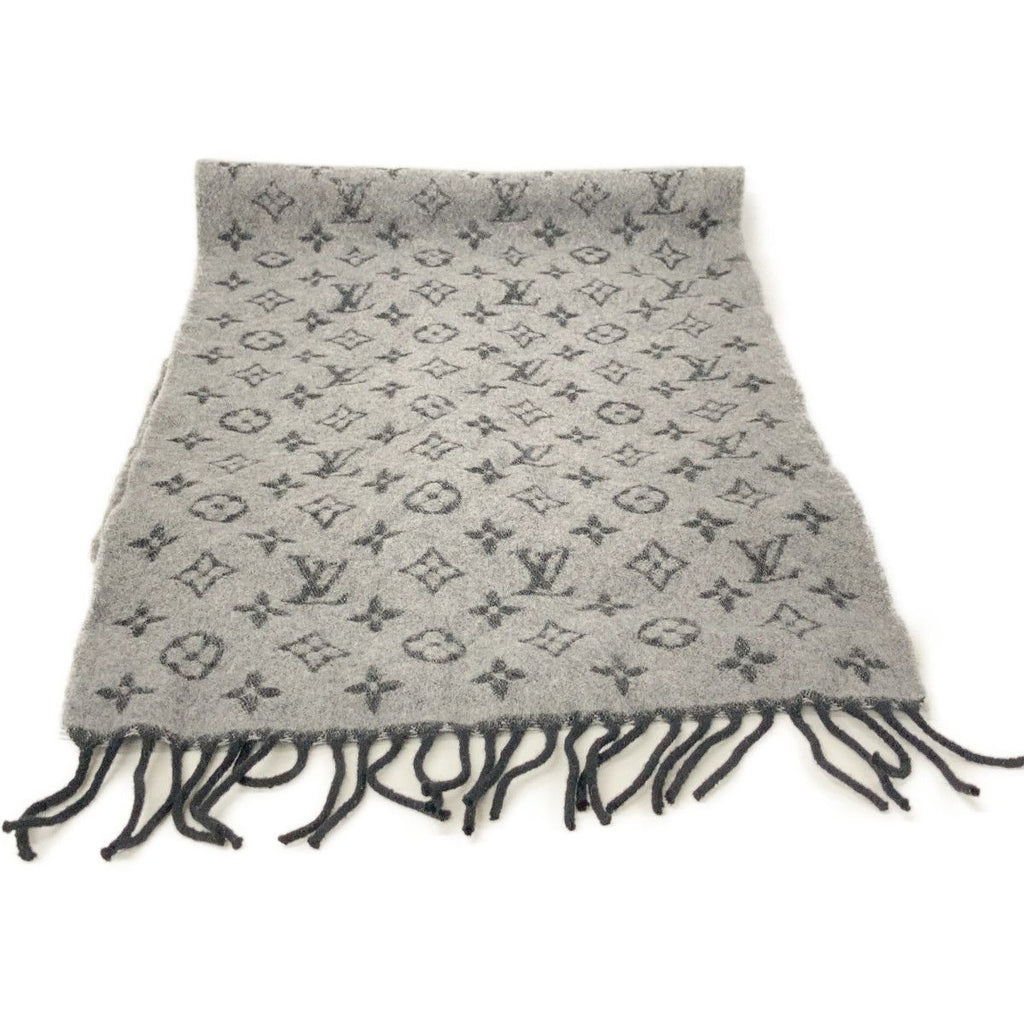 Louis Vuitton Gray Monogram Gradient Scarf — view 2