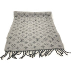 Louis Vuitton Gray Monogram Gradient Scarf — view 2