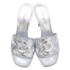 Louis Vuitton Revival Line Metallic Lambskin Mules — view 5