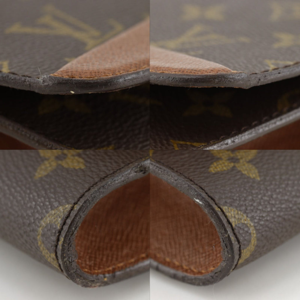Louis Vuitton Bordeaux 24 Monogram Canvas Brown Clutch — view 4