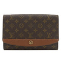 Louis Vuitton Bordeaux 24 Monogram Canvas Brown Clutch