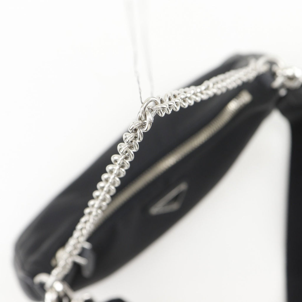 Prada Reedition Re-Nylon Saffiano Nero Black Shoulder Bag — view 5