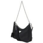 Prada Reedition Re-Nylon Saffiano Nero Black Shoulder Bag — view 2