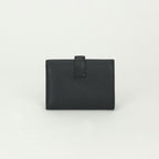 Hermes Bearn Combination Wallet Trifold Mini Epsom Noir Black Gold Veau — view 2