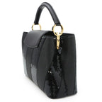 Louis Vuitton Capucines BB 2-Way Bag Sequin Leather Black — view 3