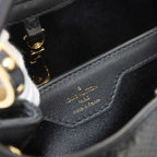 Louis Vuitton Capucines BB 2-Way Bag Sequin Leather Black — view 7
