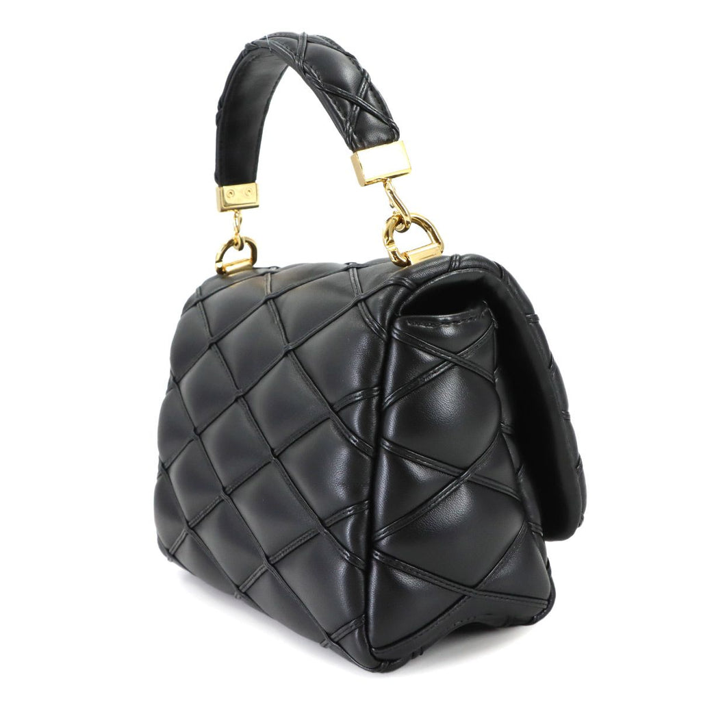 Louis Vuitton Maltage MM 2-Way Hand Chain Shoulder Bag Leather Noir — view 4