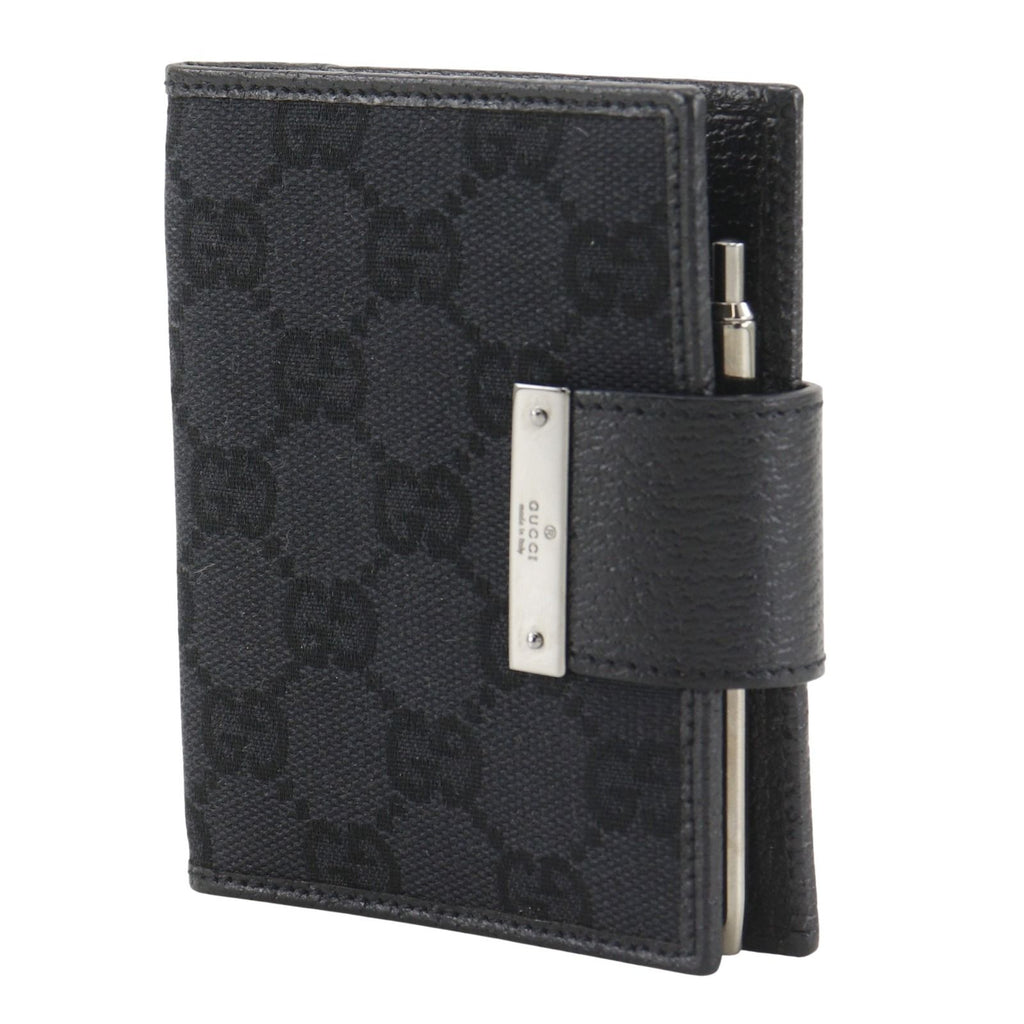 Gucci GG Canvas Black Notebook Cover Agenda — view 2