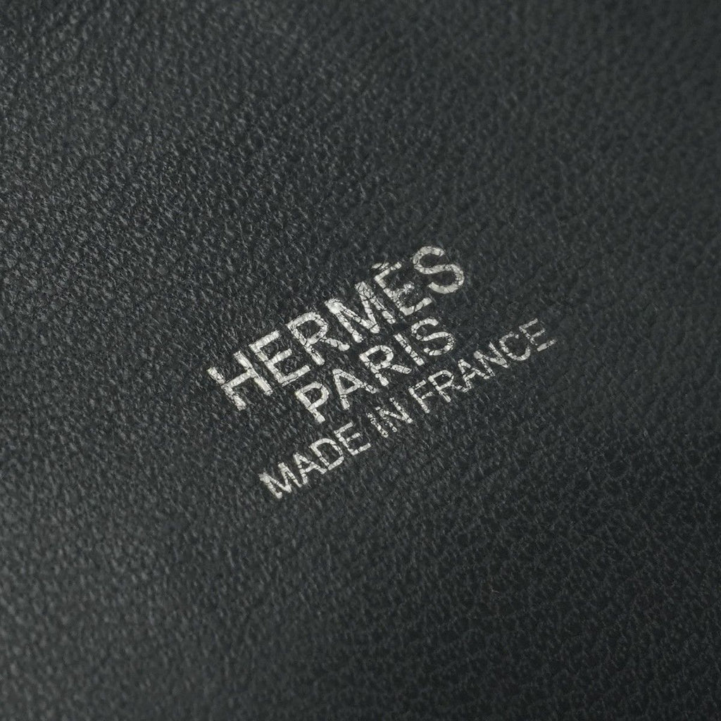 Hermes Bolide 31 Tote Shoulder Bag Epsom Noir Nori Black Silver 2-Way Veau — view 7