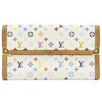 Louis Vuitton Porte Tresor International Trifold Monogram Multicolor Blanc