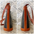 Fendi Shoulder Bag Pecan Pattern Stripe Crossbody Travel — view 5