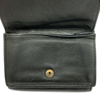 Bottega Veneta Trifold Wallet Intrecciato Black Leather — view 7