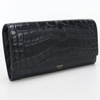 Celine Large Flap Wallet Bifold Calf