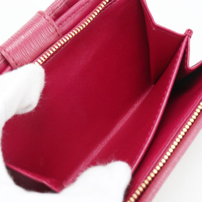 Prada Vitterombu Bifold Wallet Calf — view 6