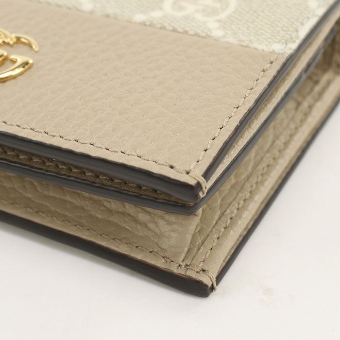 Gucci Card Case Wallet Double Bifold GG Supreme Leather — view 7