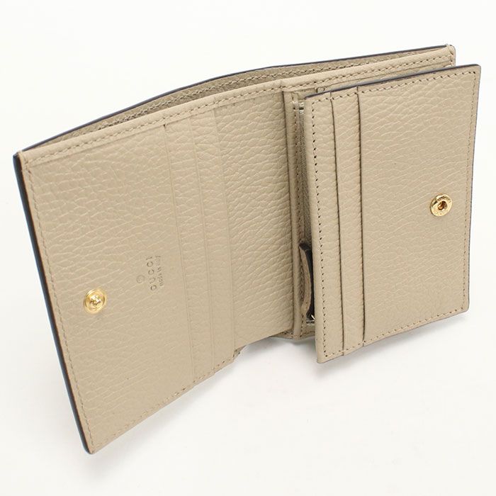 Gucci Card Case Wallet Double Bifold GG Supreme Leather — view 3
