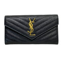 Saint Laurent Cassandra Matelasse Large Flap Wallet Calfskin