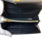 Saint Laurent Cassandra Matelasse Large Flap Wallet Calfskin — view 3