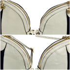 Gucci Ophidia Sherry Line Mini Shoulder Bag Crossbody Pochette Leather White — view 6