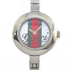 Gucci Watch Bangle 105 Sherry Line SS Quartz Analog