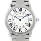 Cartier Watch Rondo Solo Silver Dial Roman Index SS Quartz Analog