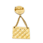 Chanel Bag Motif Brooch Pin Gold Plated — view 2