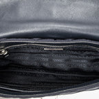 Prada Rectangle Flap Crossbody Navy Tessuto Impunto Canvas — view 9