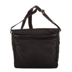 Prada Messenger Nylon Fabric a with Black Saffiano Leather — view 5