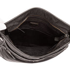 Prada Messenger Nylon Fabric a with Black Saffiano Leather — view 9