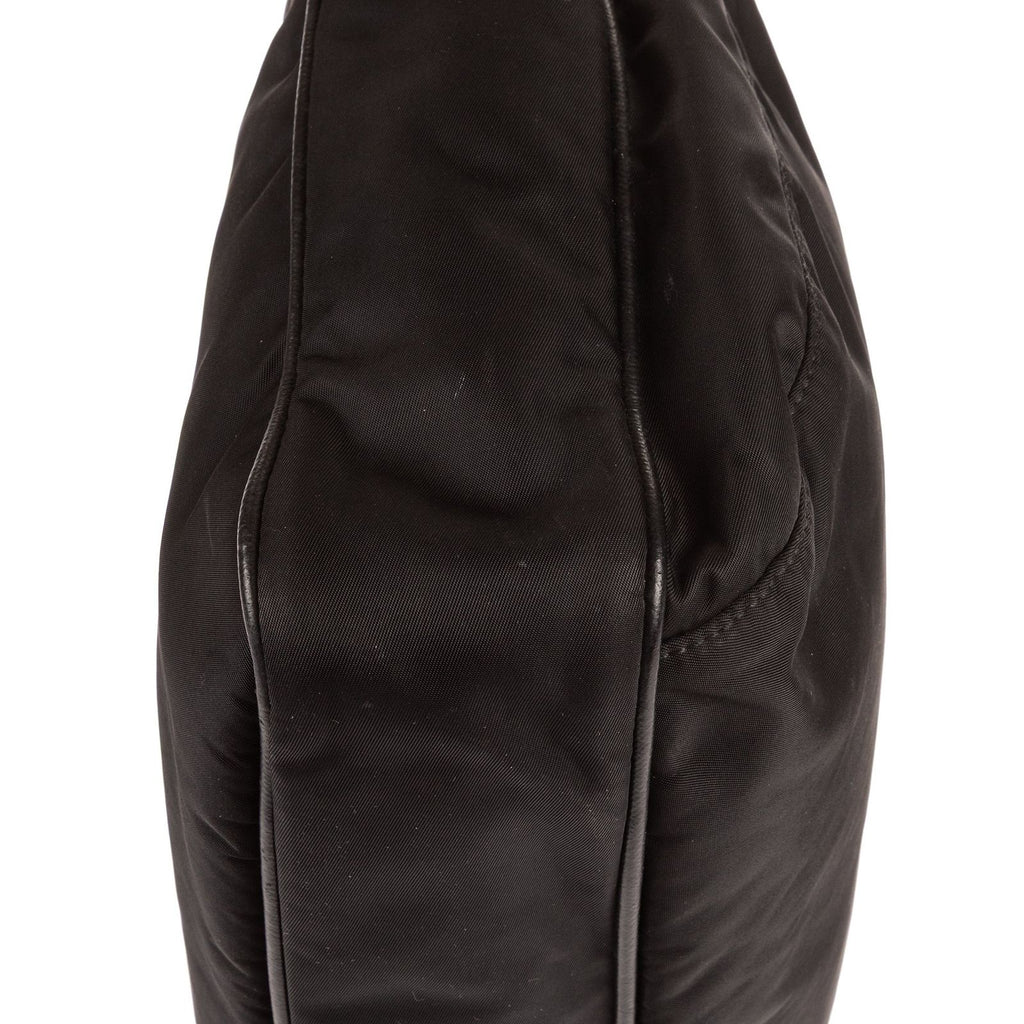Prada Messenger Nylon Fabric a with Black Saffiano Leather — view 7